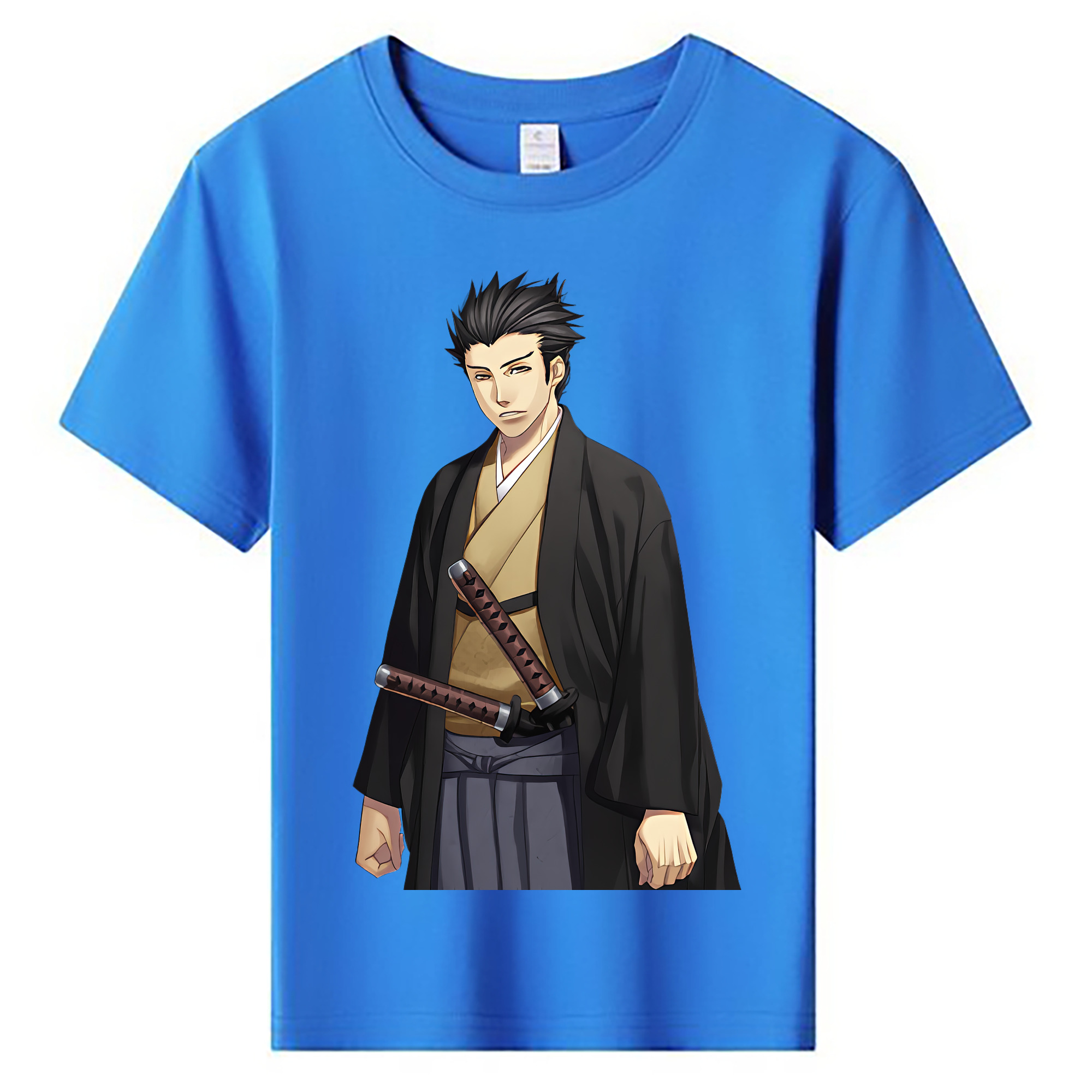 （画像用） ぎんたま 坂田銀時（さかたぎんとき） 神楽 志村新八（しむら しんぱち） GINTAMA Sakata Gintoki Kagura Shimura Shinpachi 綿100％キッズTシャツ（フロントプリント）